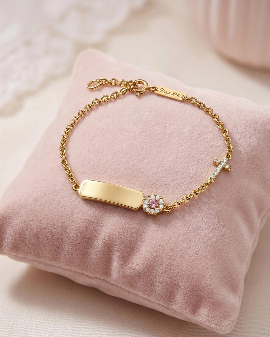 Παιδικό βραχιόλι για κορίτσι από χρυσό 14Κ product image